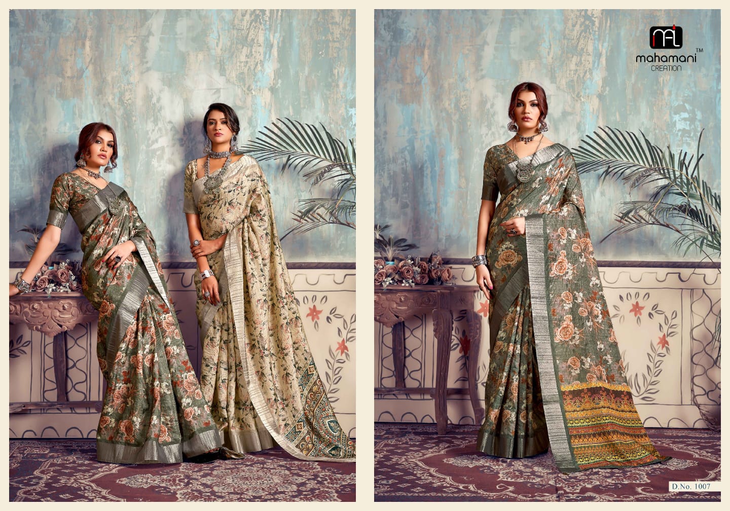 Kangan By Mahamani Heavy Gotha Silk Designer Sarees
